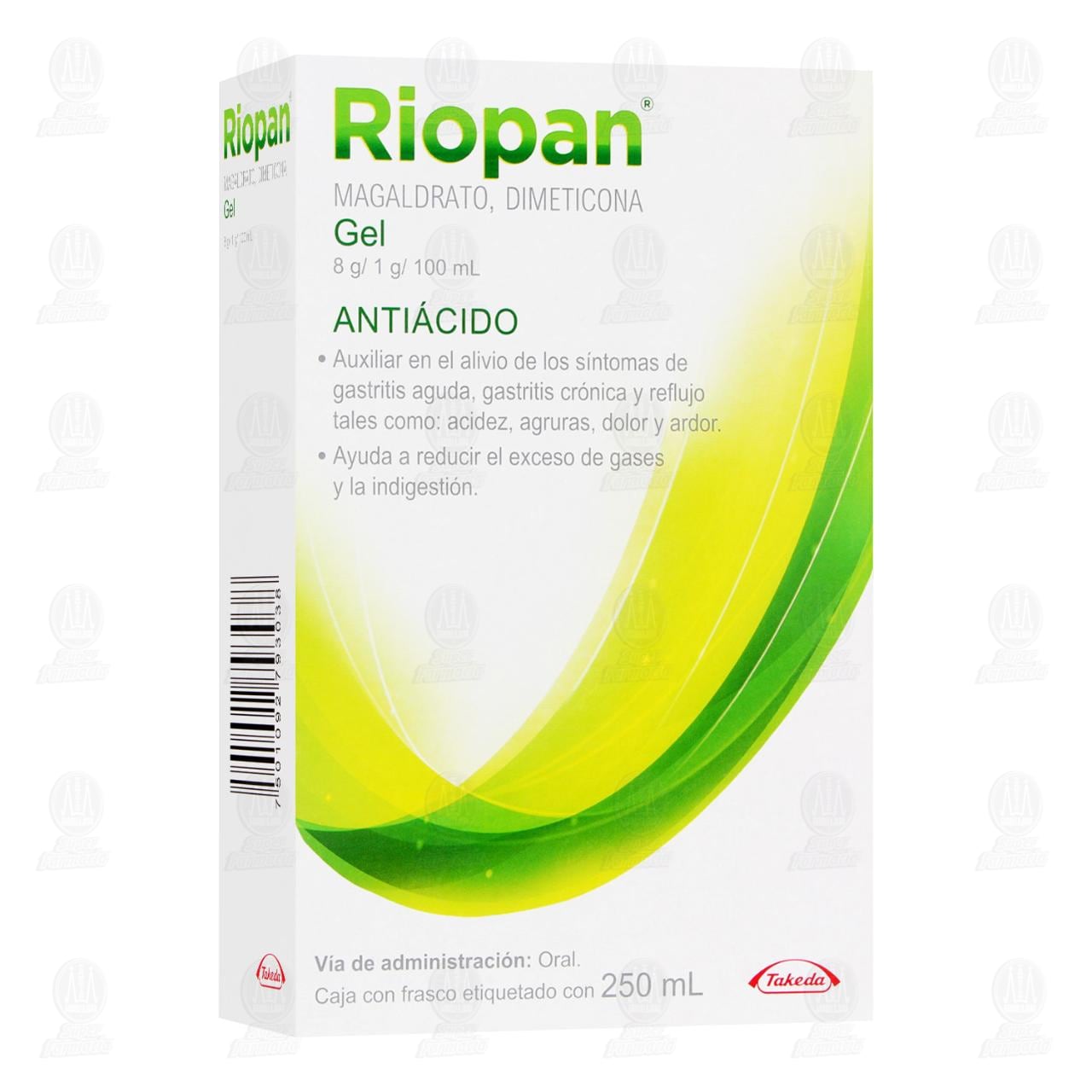 Riopan 8gr/1gr/100ml Gel, 250 ml.