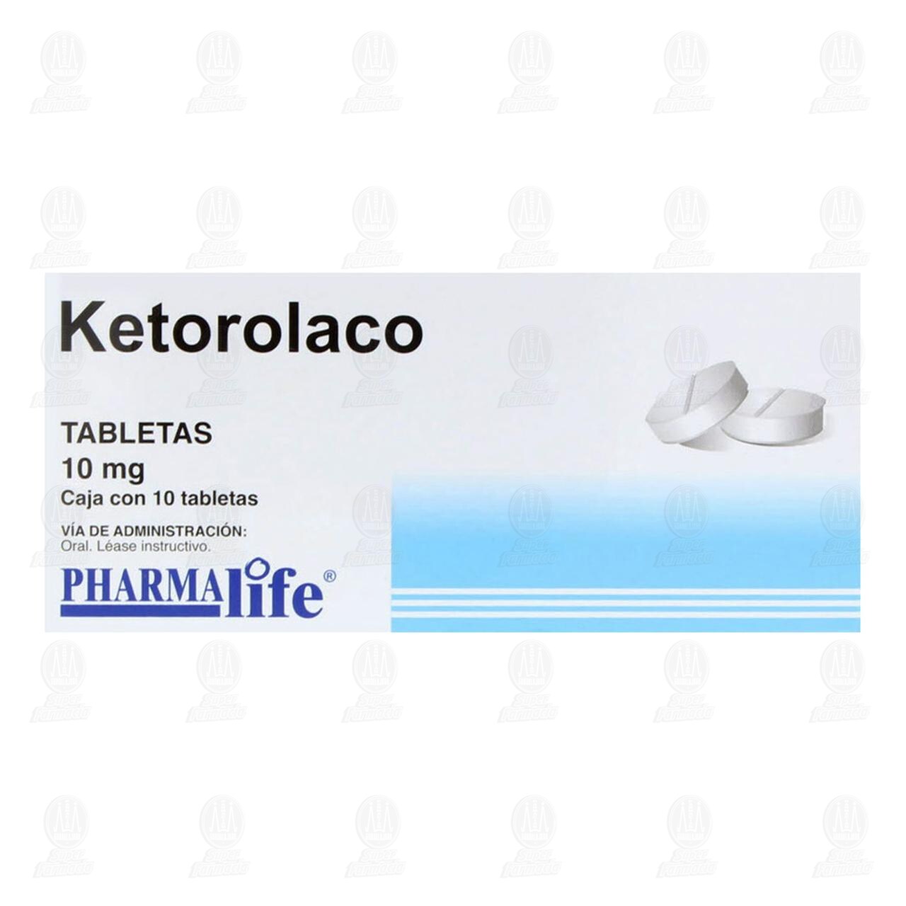 Ketorolaco 10 mg, 10 Tabletas Pharmalife. de PHARMALIFE | Farmacias ...