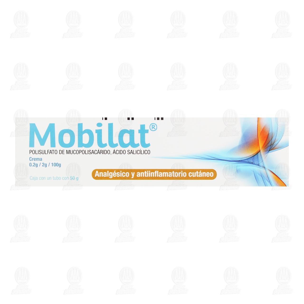 Mobilat 0.2gr/2gr/100gr Crema,  50 gr. image number 1