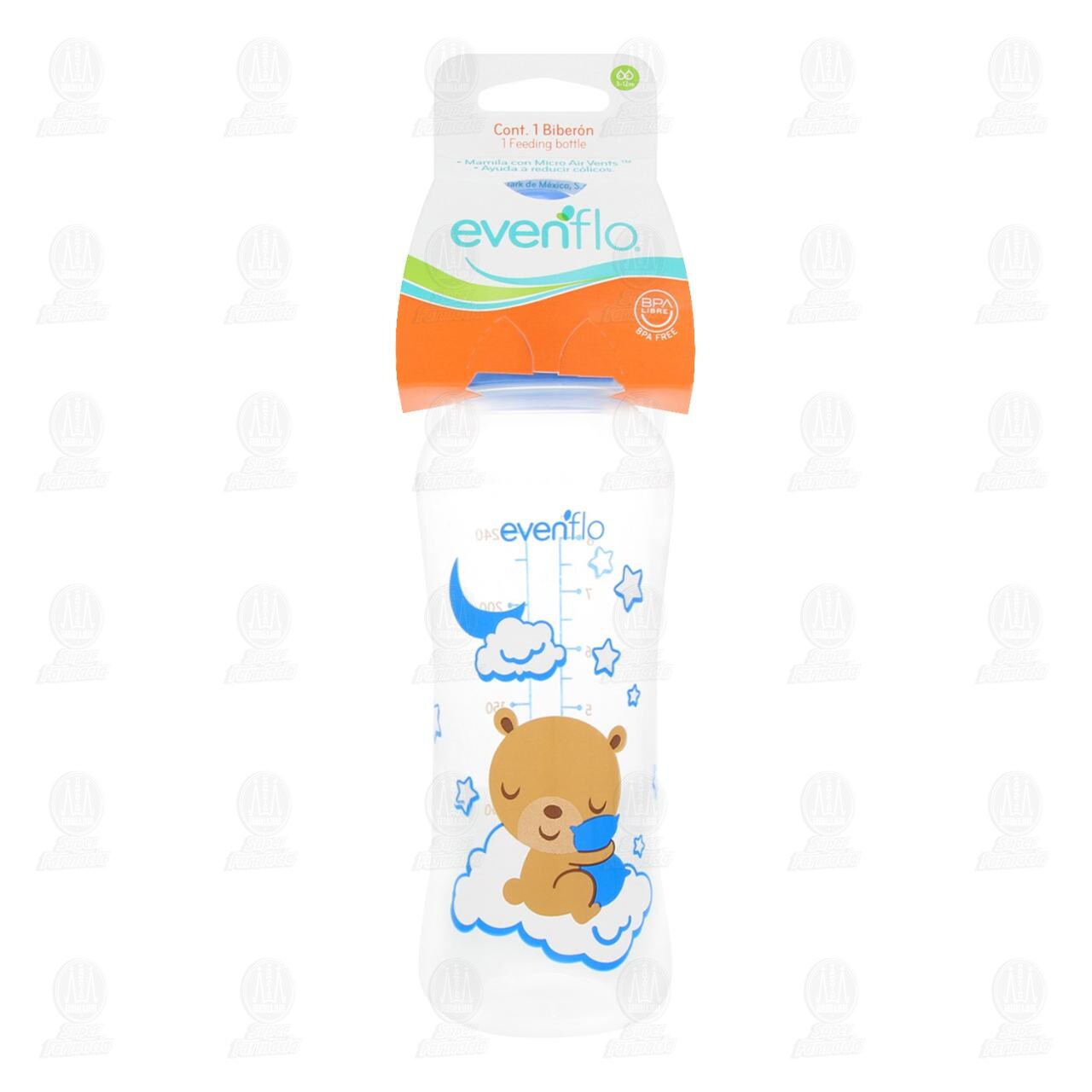 Biberón Evenflo Dreams de Flujo Medio, 1 pz. image number 1