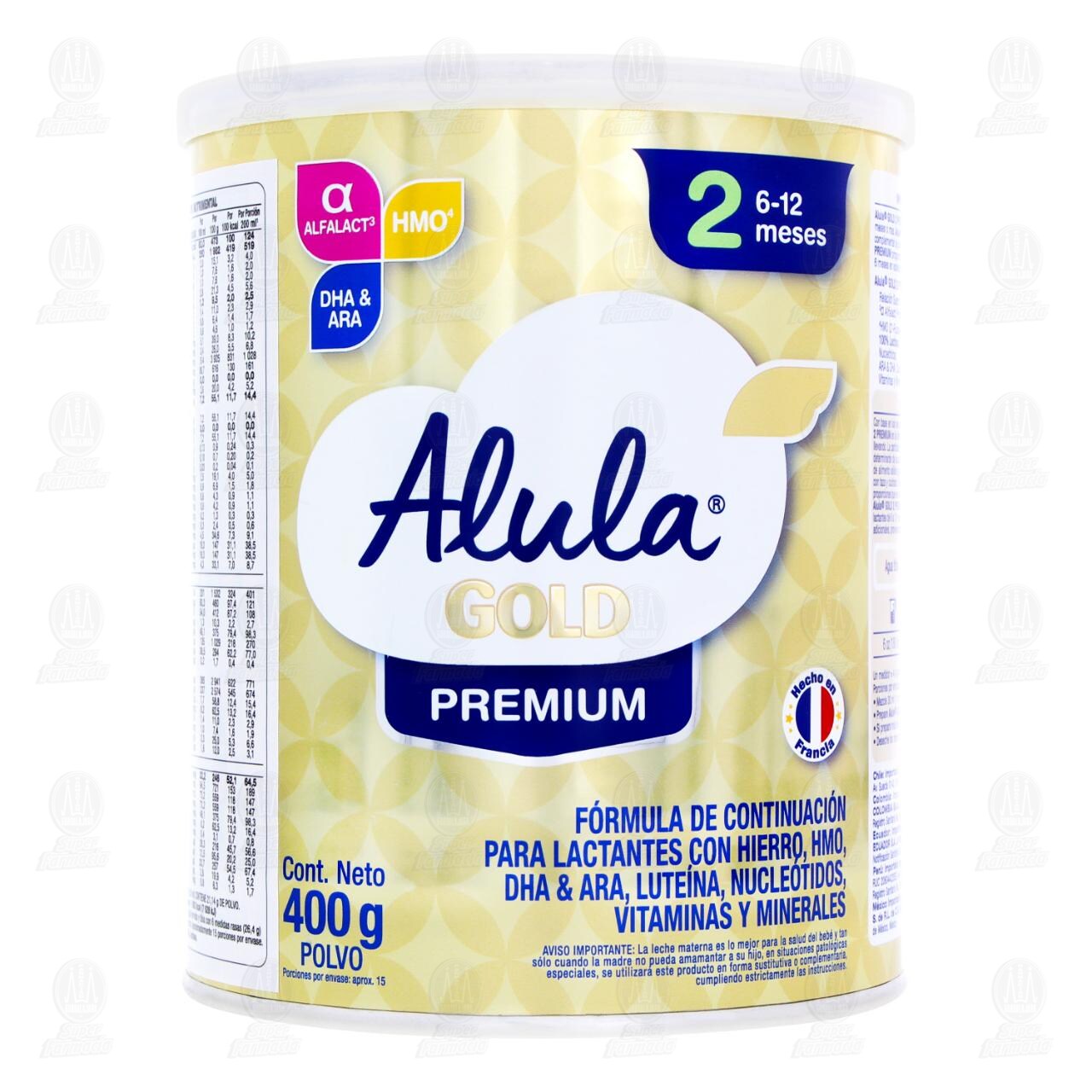 F&oacute;rmula Infantil Alula Gold Etapa 2 (6-12 Meses), 400 gr. image number 1