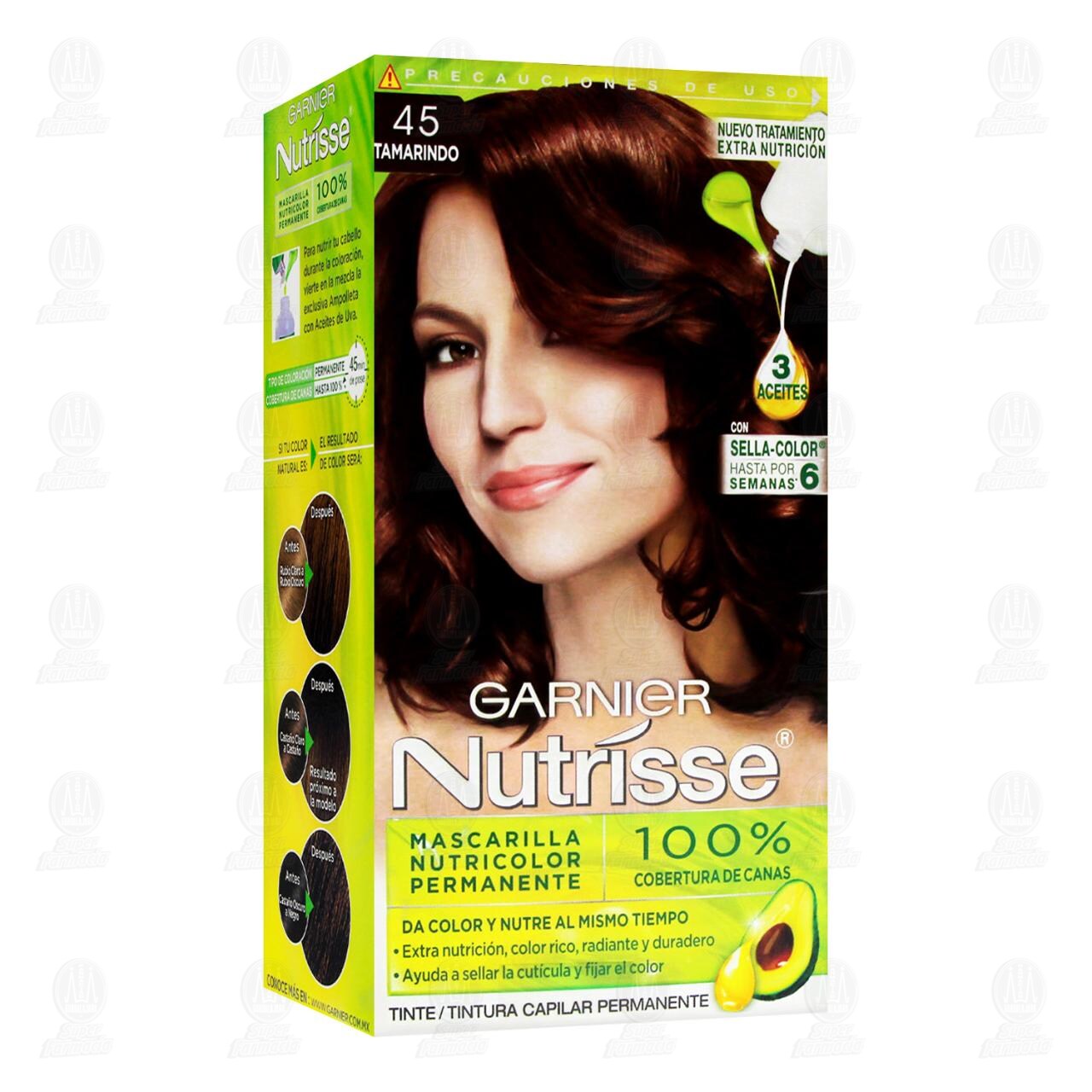 Tinte Garnier Nutrisse Color Tamarindo (45), 1 pz.