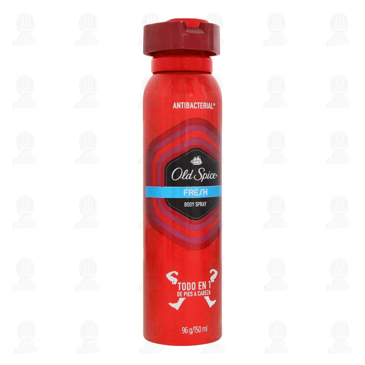 Desodorante Old Spice Fresh en Aerosol, 150 ml.