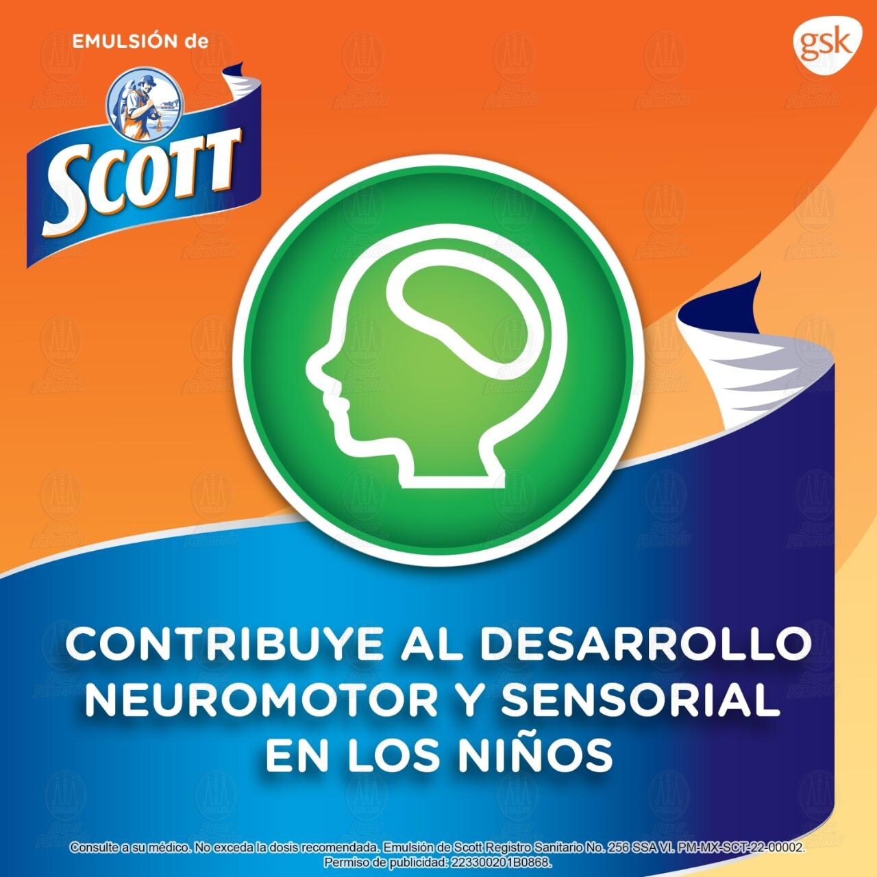 Emulsión de Scott Multivitamínico Sabor Naranja, 200 ml. image number 3
