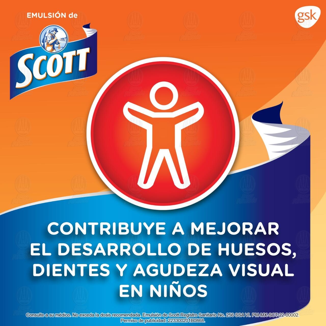 Emulsión de Scott Multivitamínico Sabor Naranja, 200 ml. image number 4