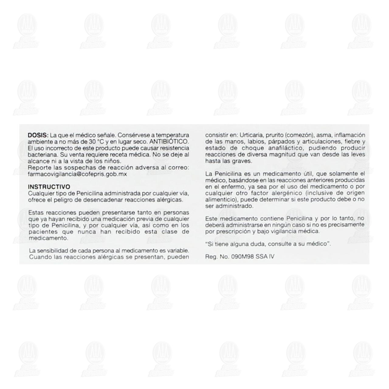 Amoxicilina 500 mg, 12 C&aacute;psulas Pharmalife. image number 2