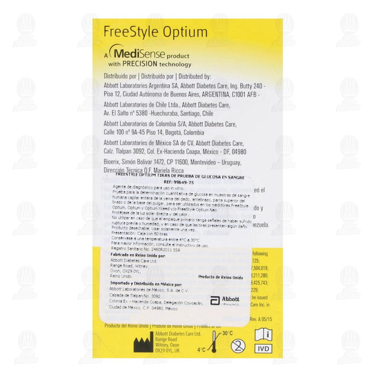 Freestyle Optium Tiras de Prueba de Glucosa en Sangre, 25 pzas. image number 2