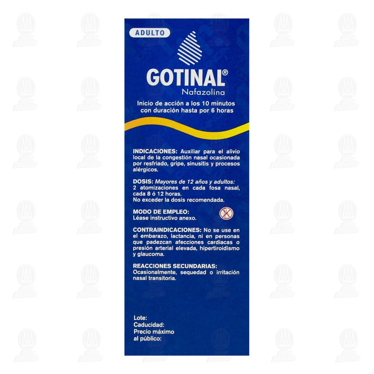 Gotinal Soluci&oacute;n Adulto 1mg/ml Atomizador, 15 ml. image number 4
