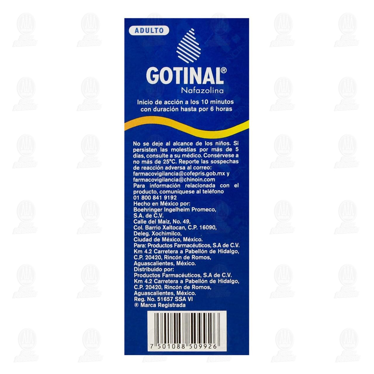 Gotinal Soluci&oacute;n Adulto 1mg/ml Atomizador, 15 ml. image number 3