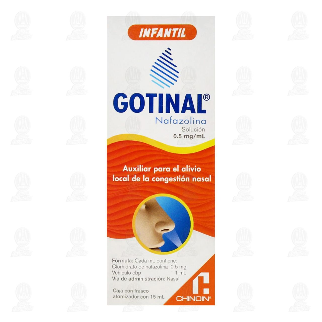 Gotinal Soluci&oacute;n Infantil 0.5 mg Atomizador, 15 ml. image number 2