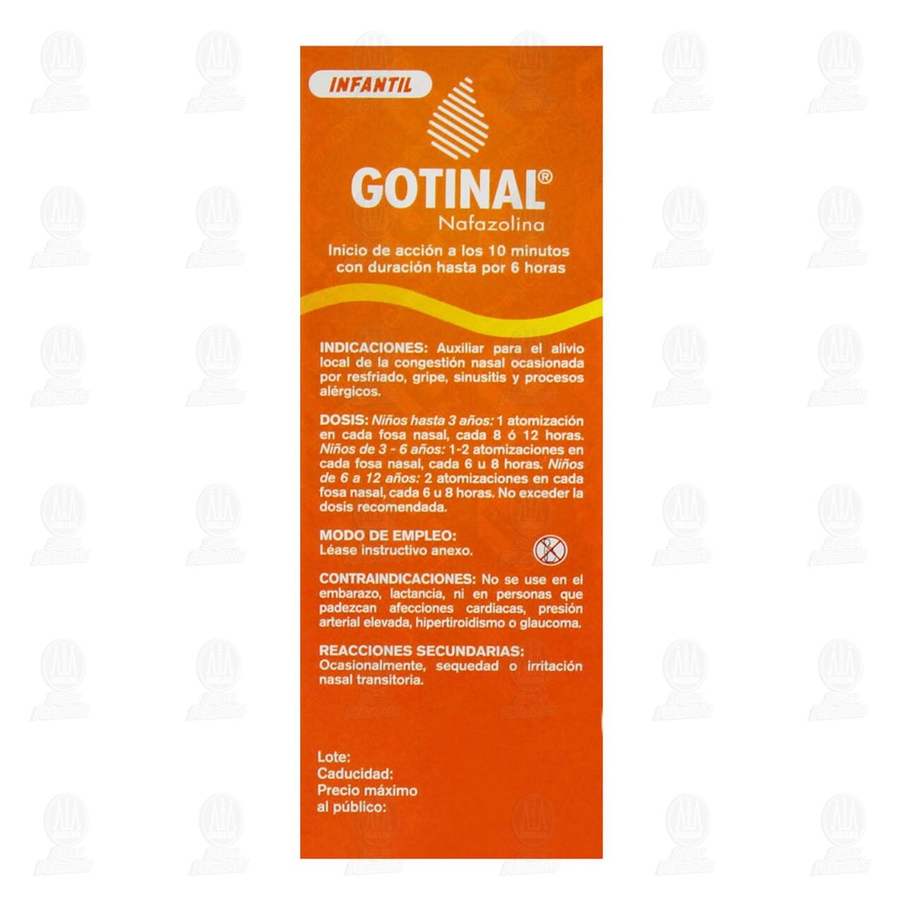 Gotinal Soluci&oacute;n Infantil 0.5 mg Atomizador, 15 ml. image number 3