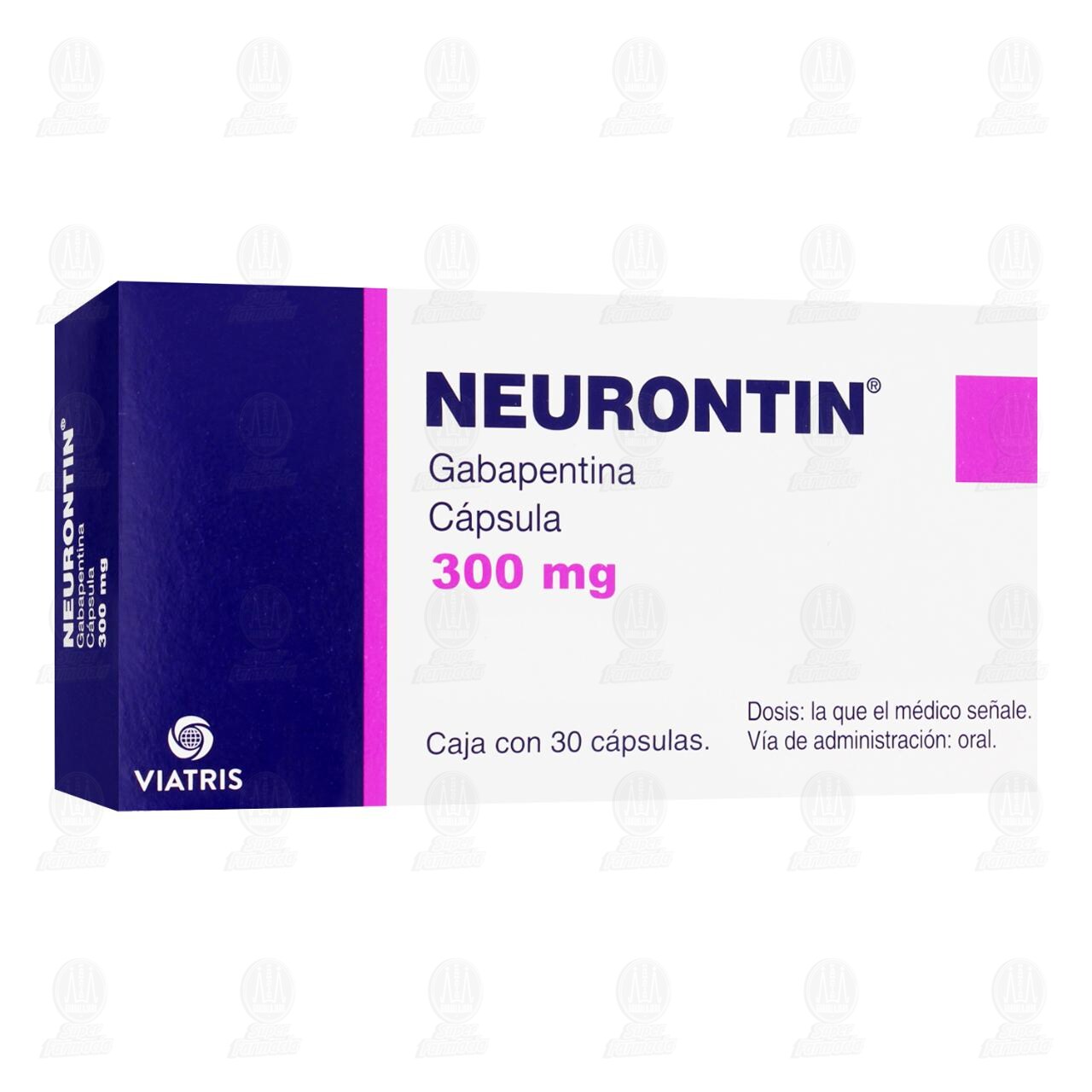 Neurontin 300 mg, 30 C&aacute;psulas. image number 0