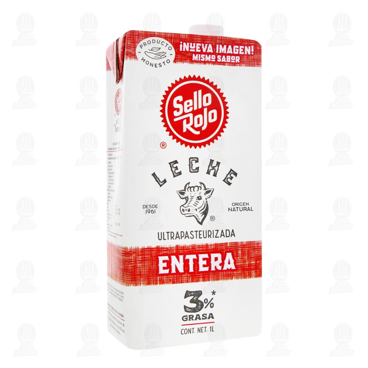 Leche Entera Sello Rojo, 1 l. image number 0