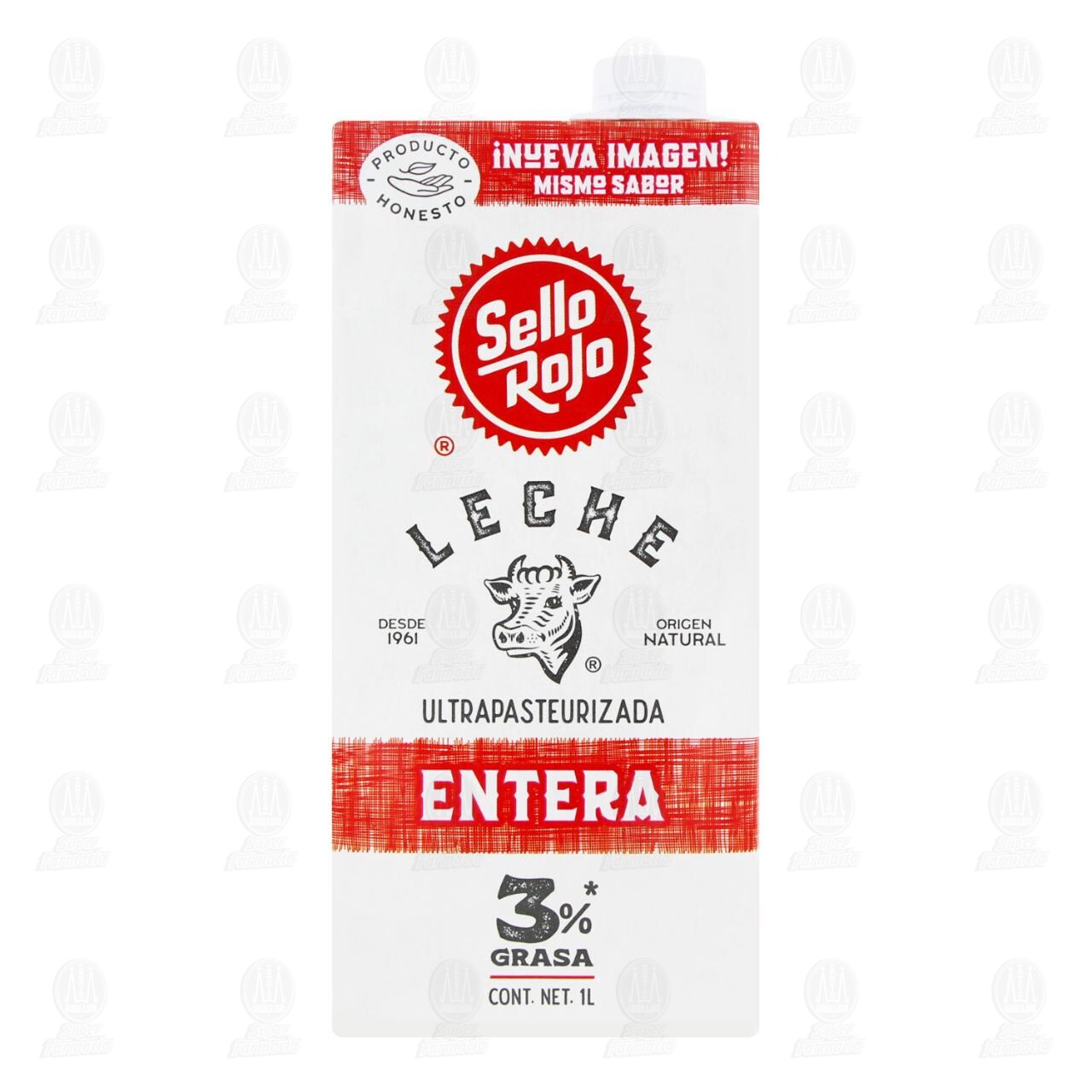 Leche Entera Sello Rojo, 1 l. image number 1
