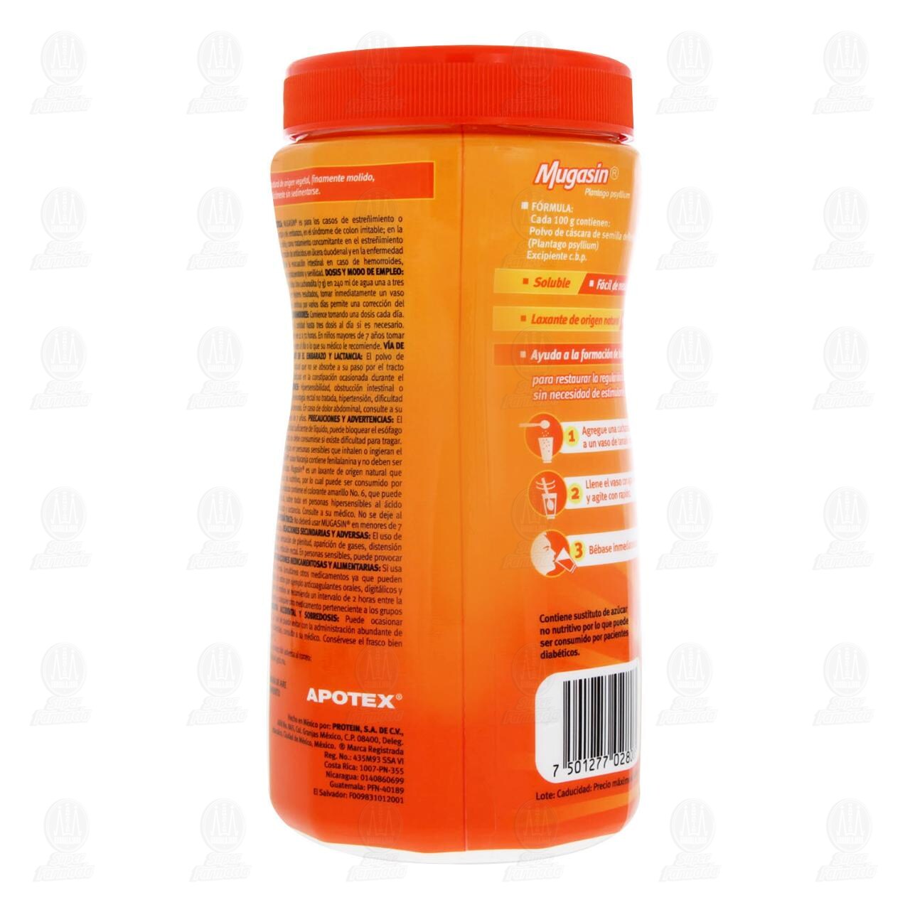 Mugasin Polvo Naranja Sin Az&uacute;car, 230 gr. image number 2