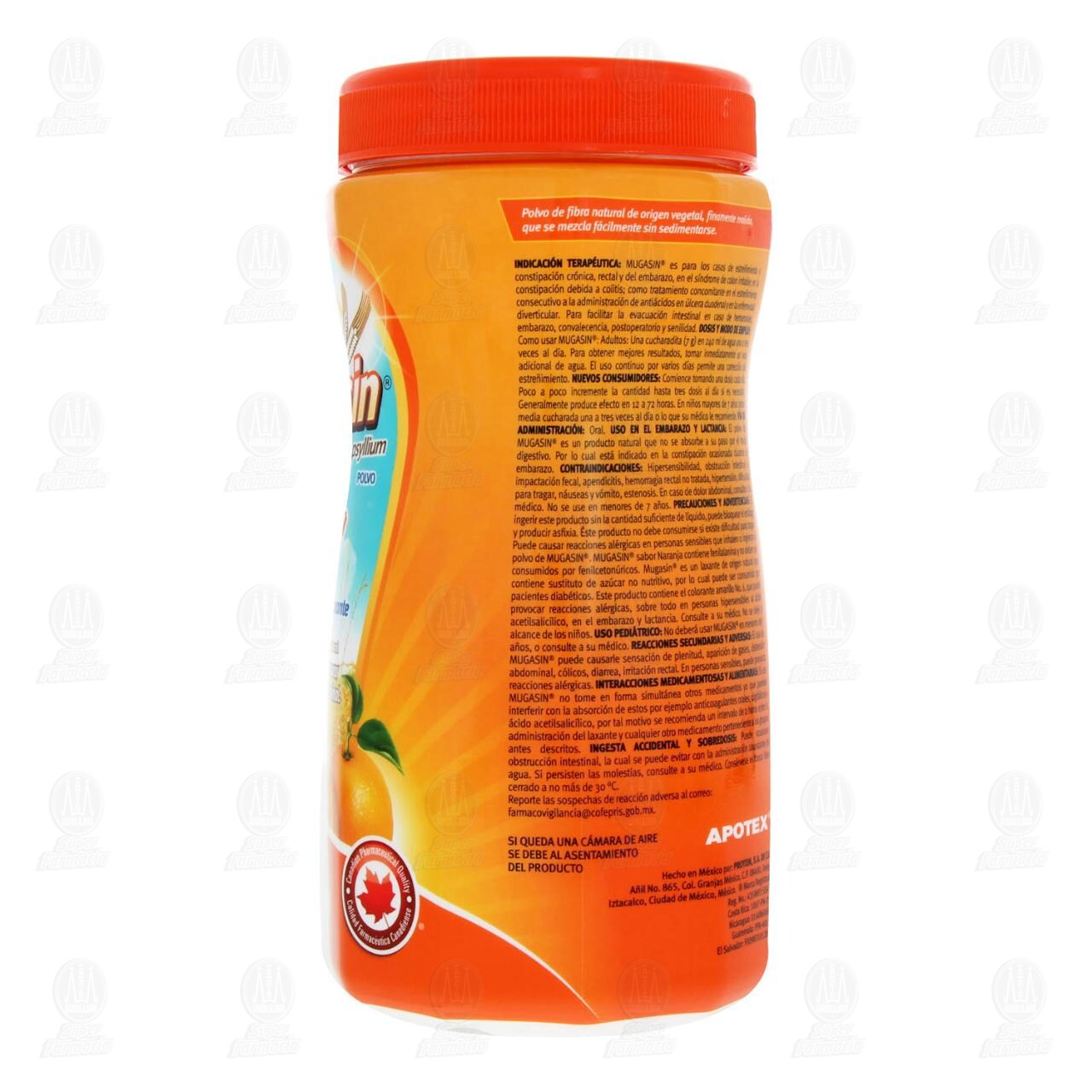 Mugasin Polvo Naranja Sin Az&uacute;car, 230 gr. image number 3