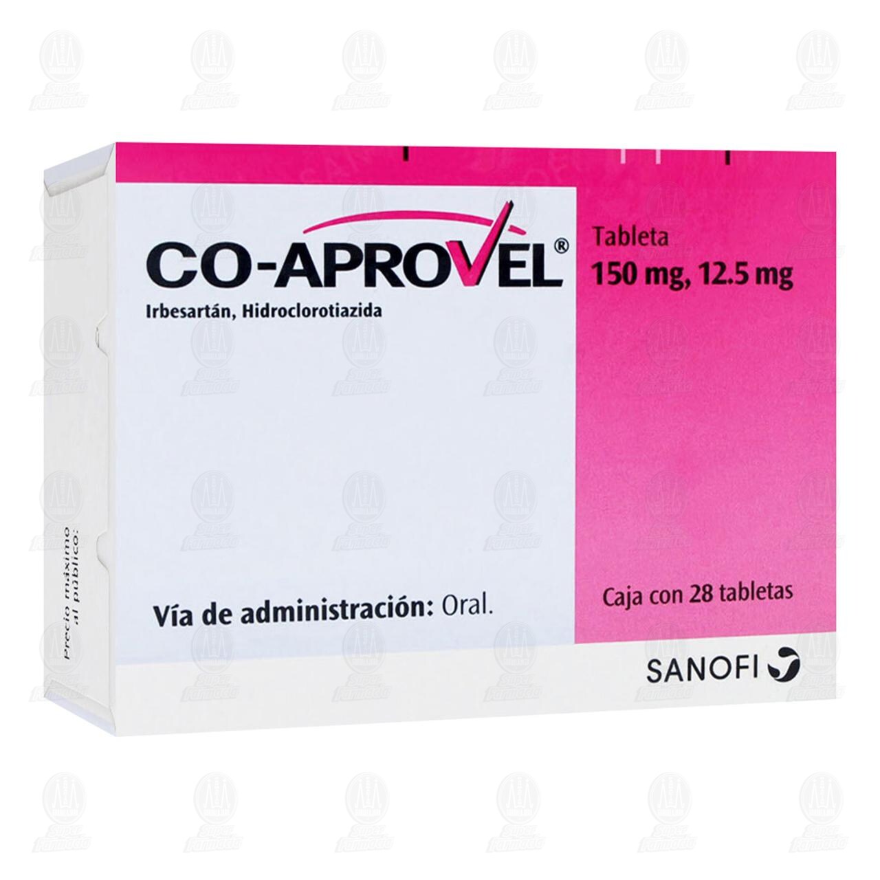 Coaprovel 150mg/12.5mg, 28 Tabletas. image number 0