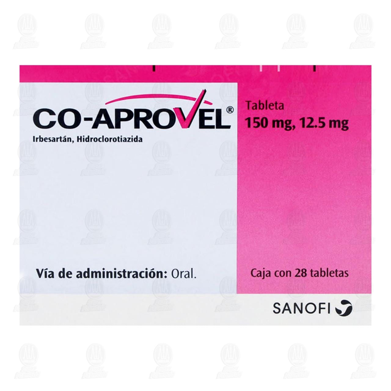 Coaprovel 150mg/12.5mg, 28 Tabletas. image number 1