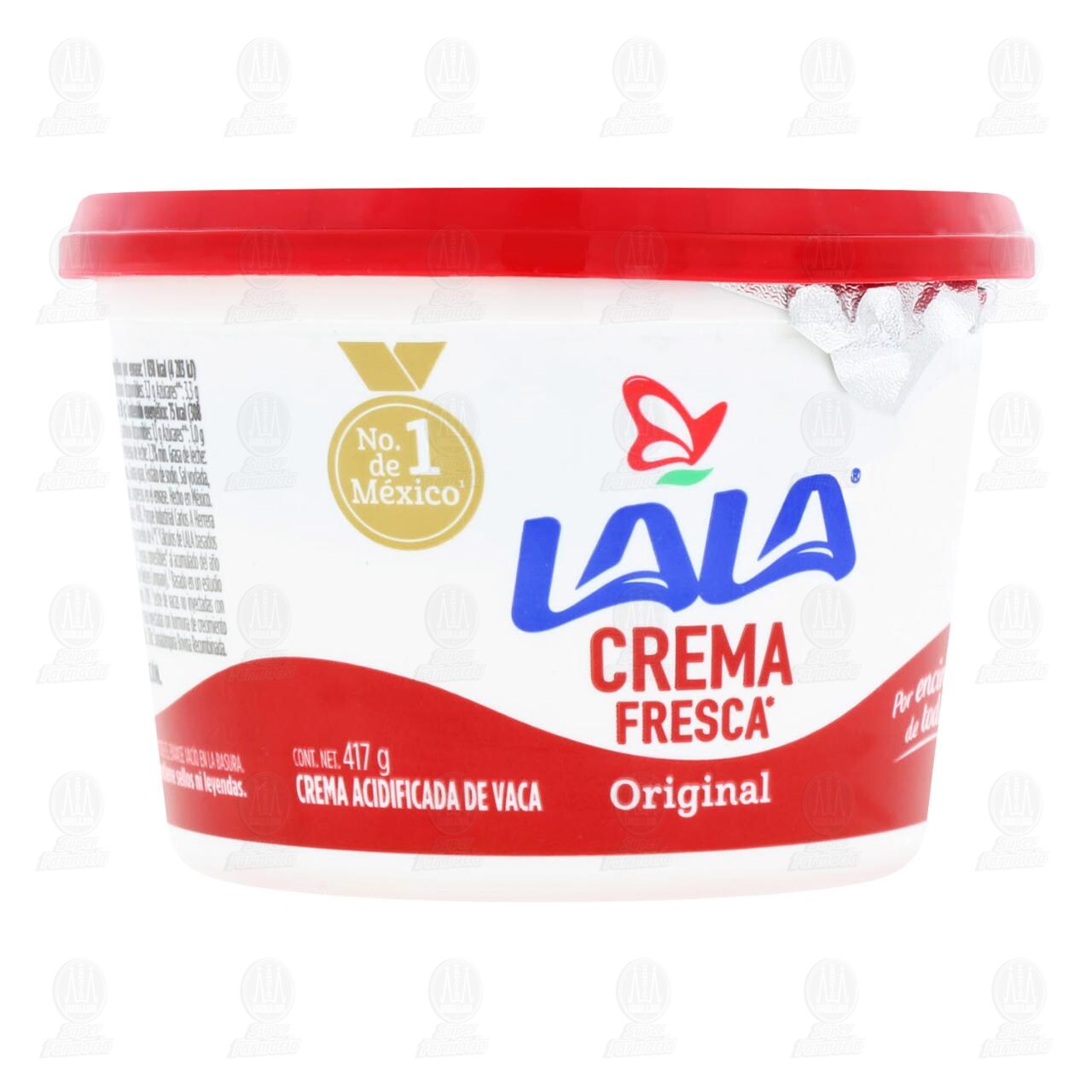 Crema Ácida Lala Fresca Original, 417 gr. image number 0
