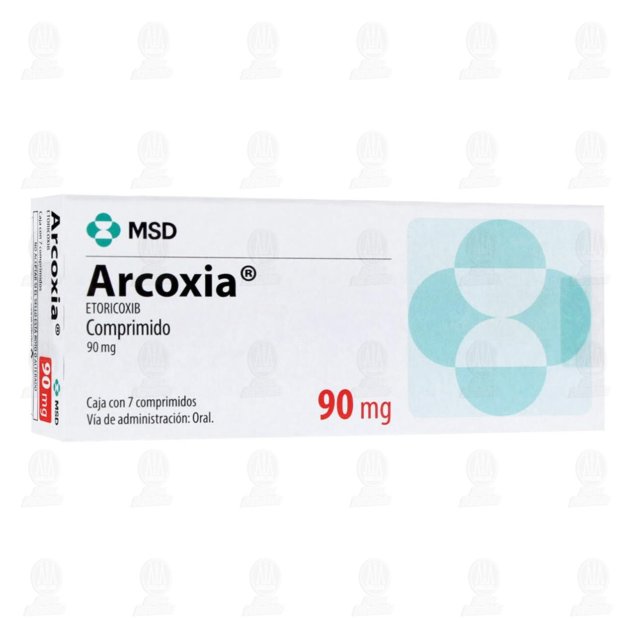 Arcoxia 90 mg, 7 Comprimidos. image number 0