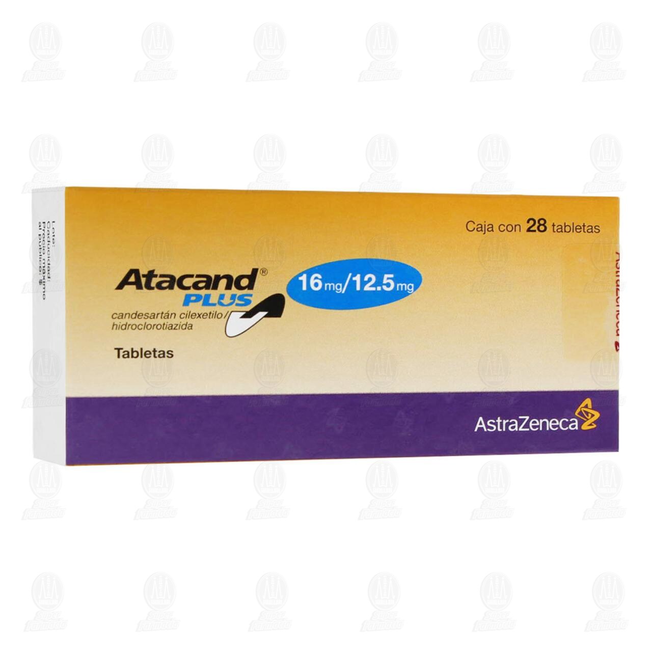Atacand Plus 16mg/12.5mg, 28 Tabletas.