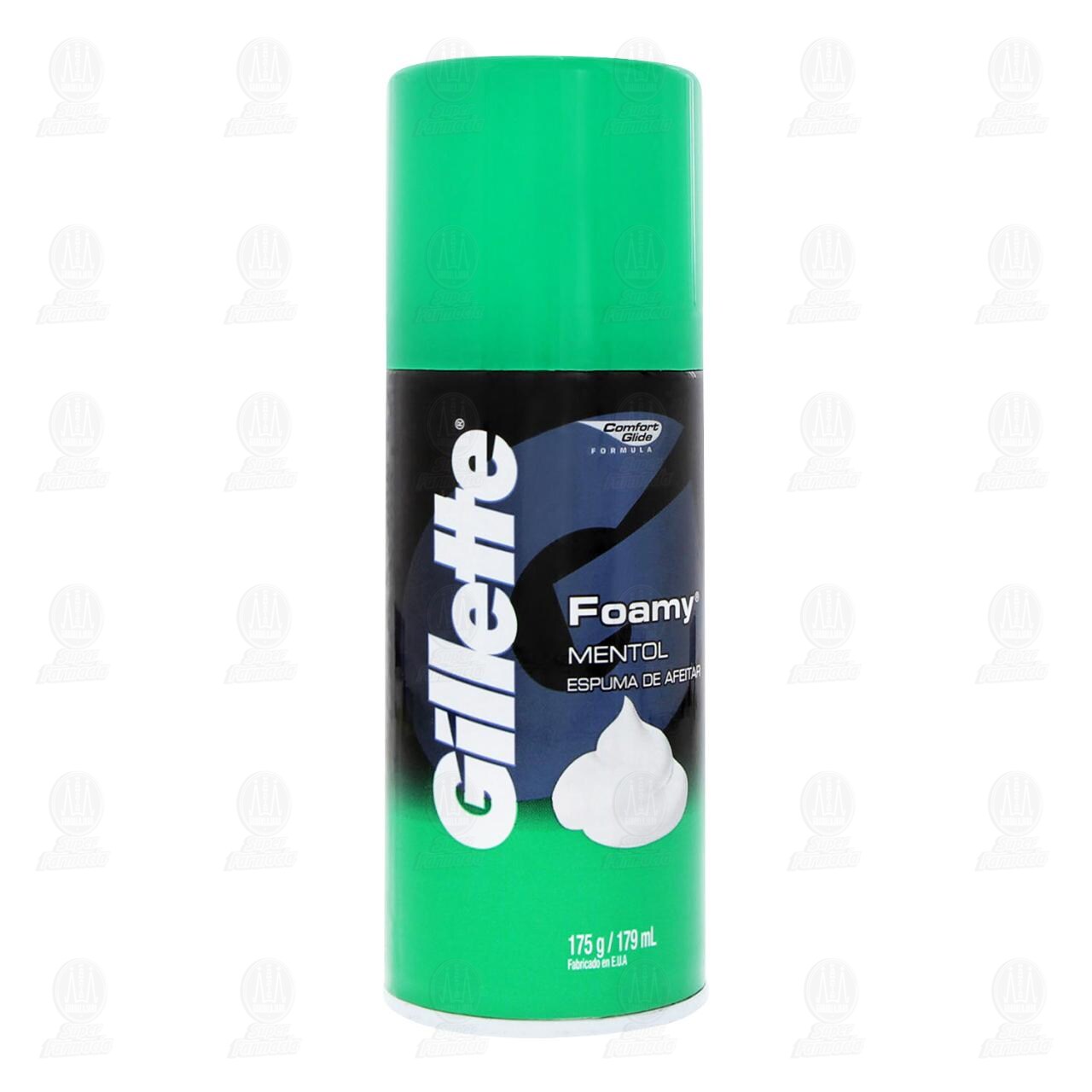 Espuma de Afeitar Gillette Foamy Mentol, 175 gr. image number 0