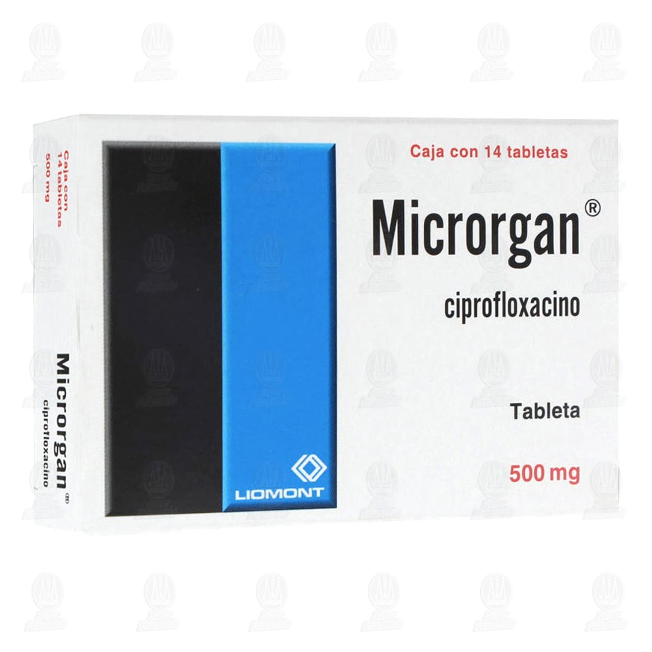 Microrgan 500 mg, 14 Tabletas. image number 0