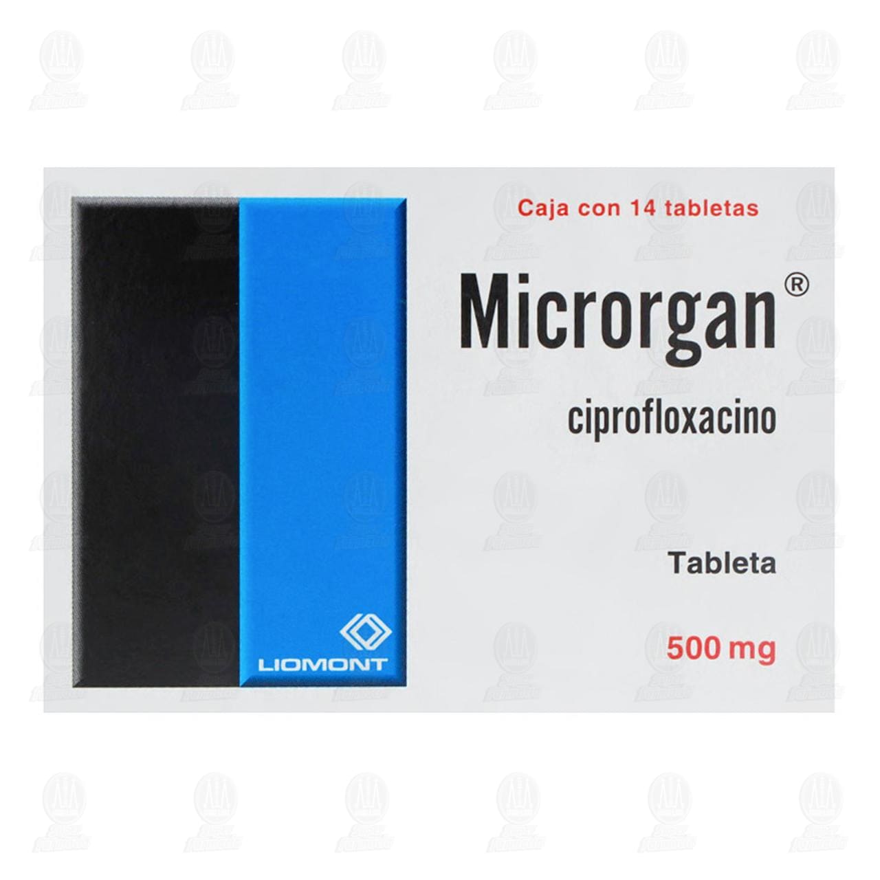 Microrgan 500 mg, 14 Tabletas. image number 1