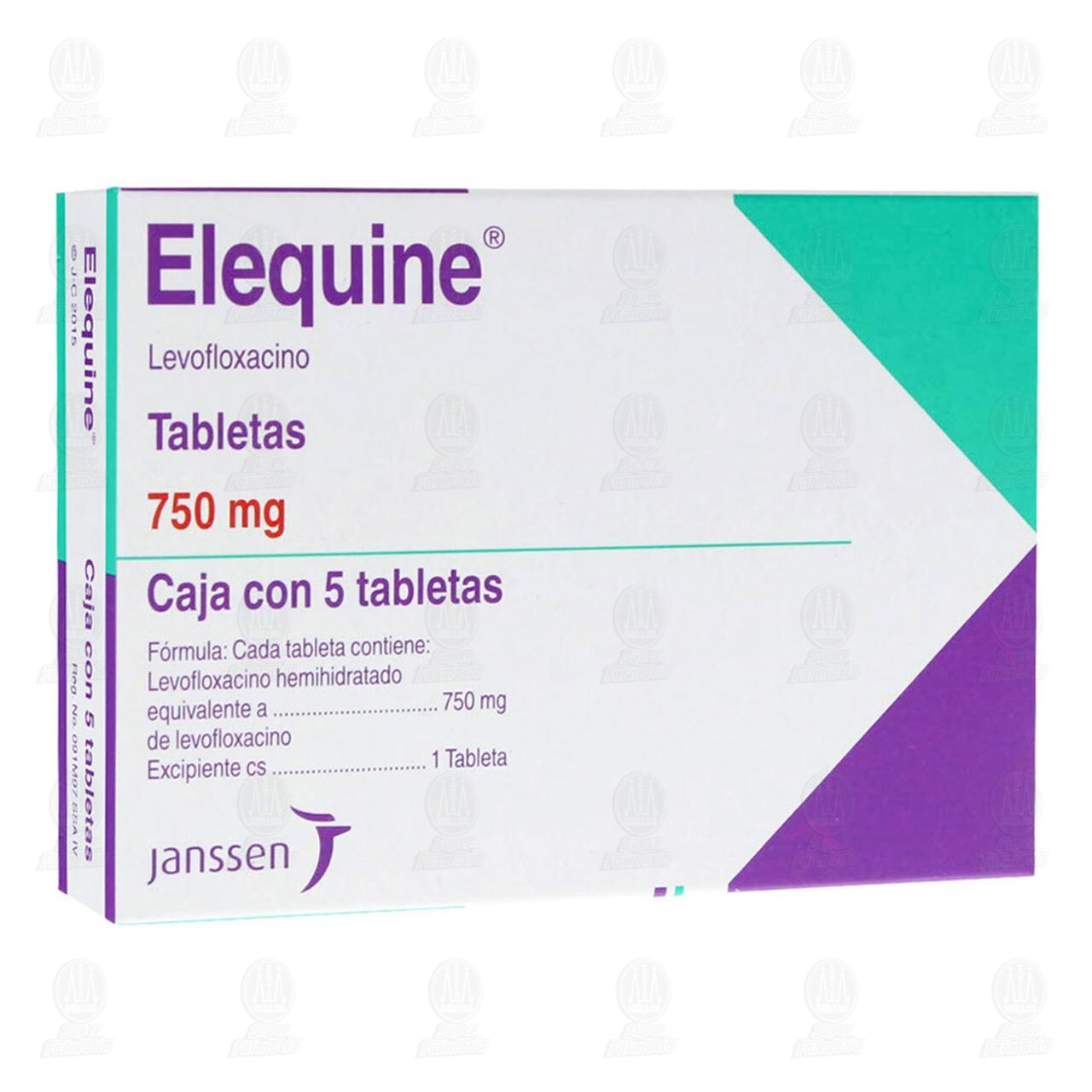Elequine 750 mg, 5 Tabletas. image number 0