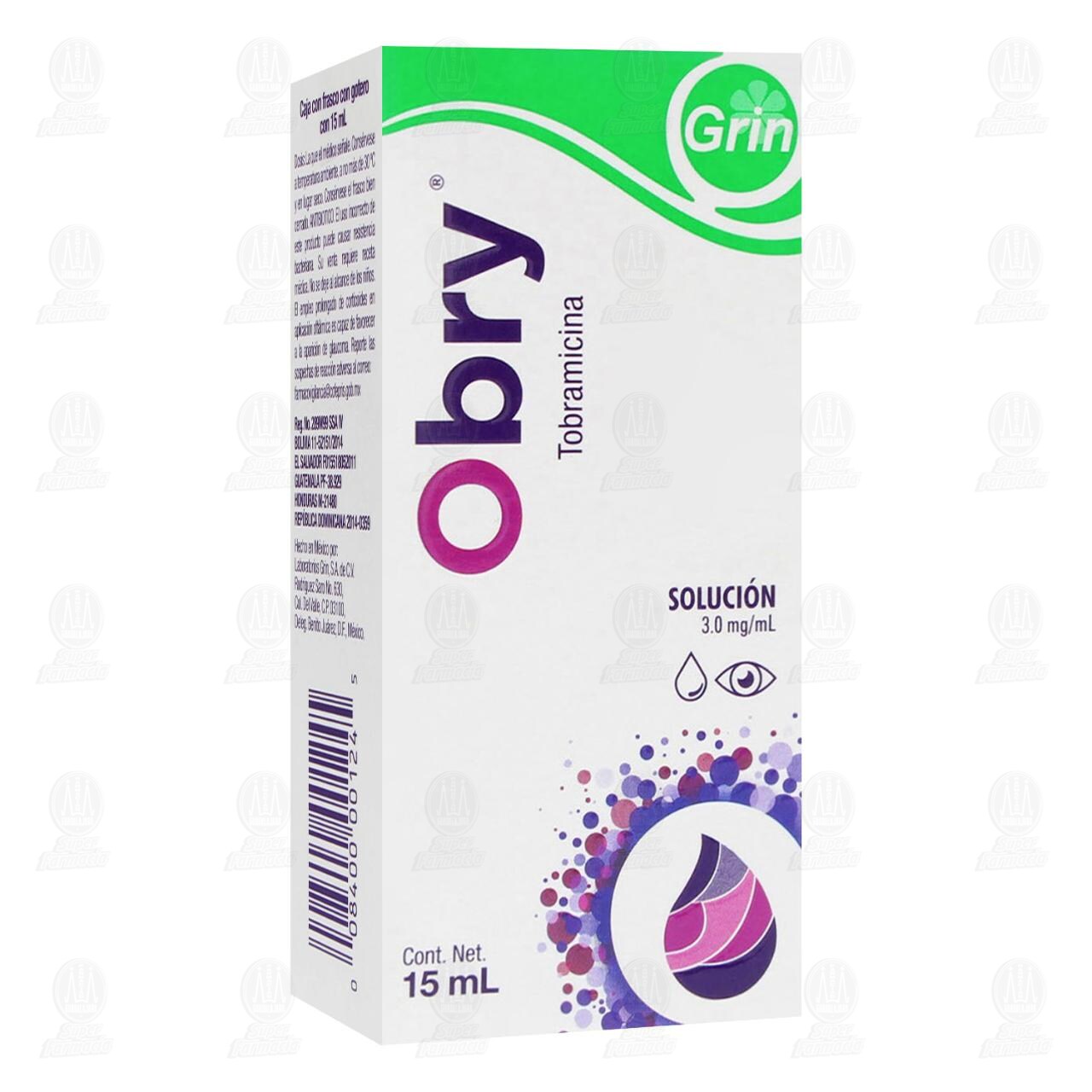 Obry 15 ml, Soluci&oacute;n Gotas Oft&aacute;lmicas. image number 0