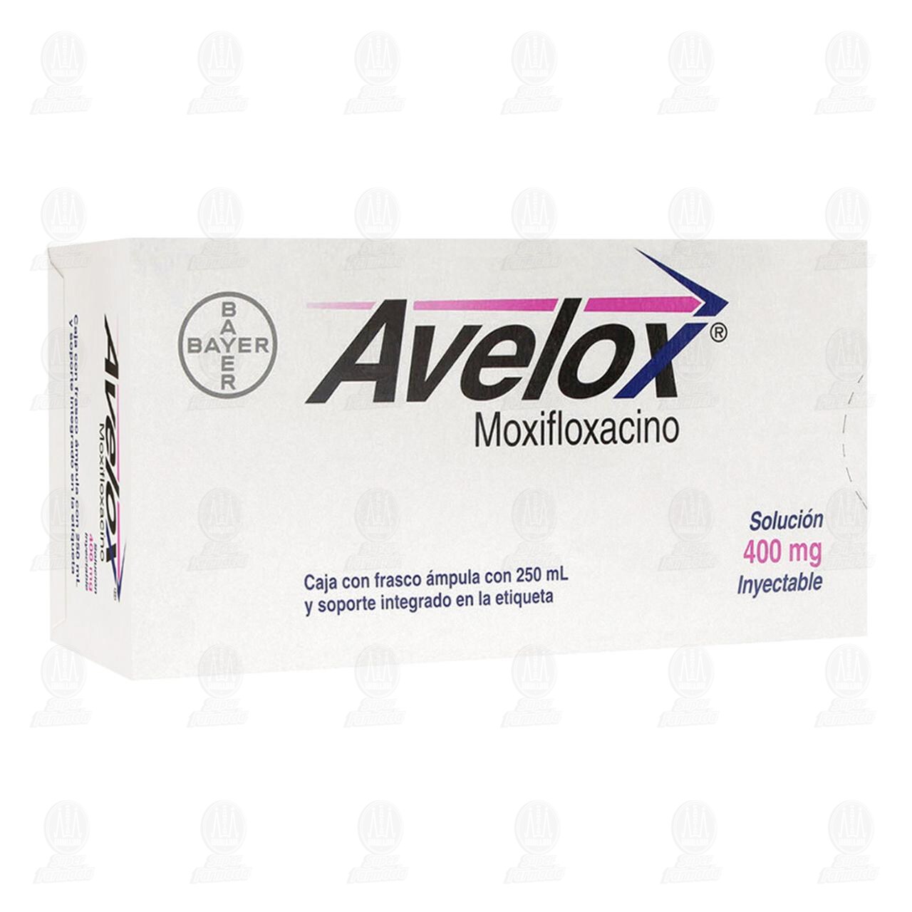 Avelox Soluci&oacute;n Inyectable, 400mg/250ml. image number 0
