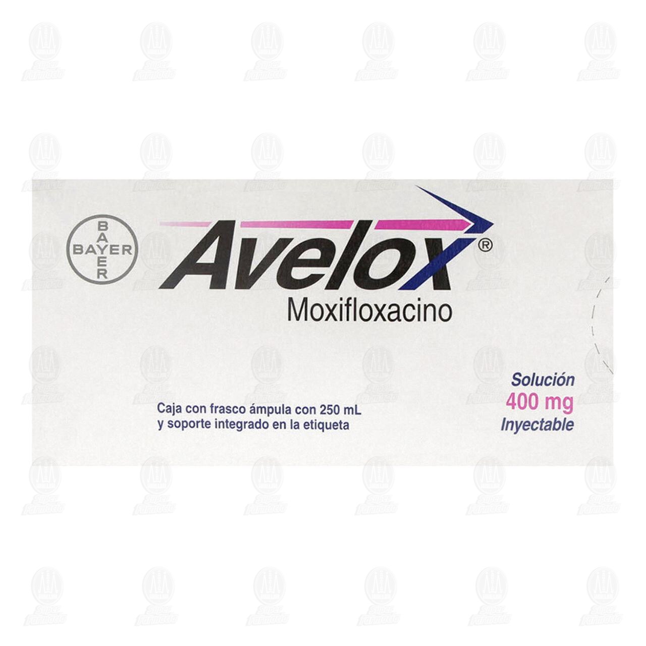 Avelox Soluci&oacute;n Inyectable, 400mg/250ml. image number 1