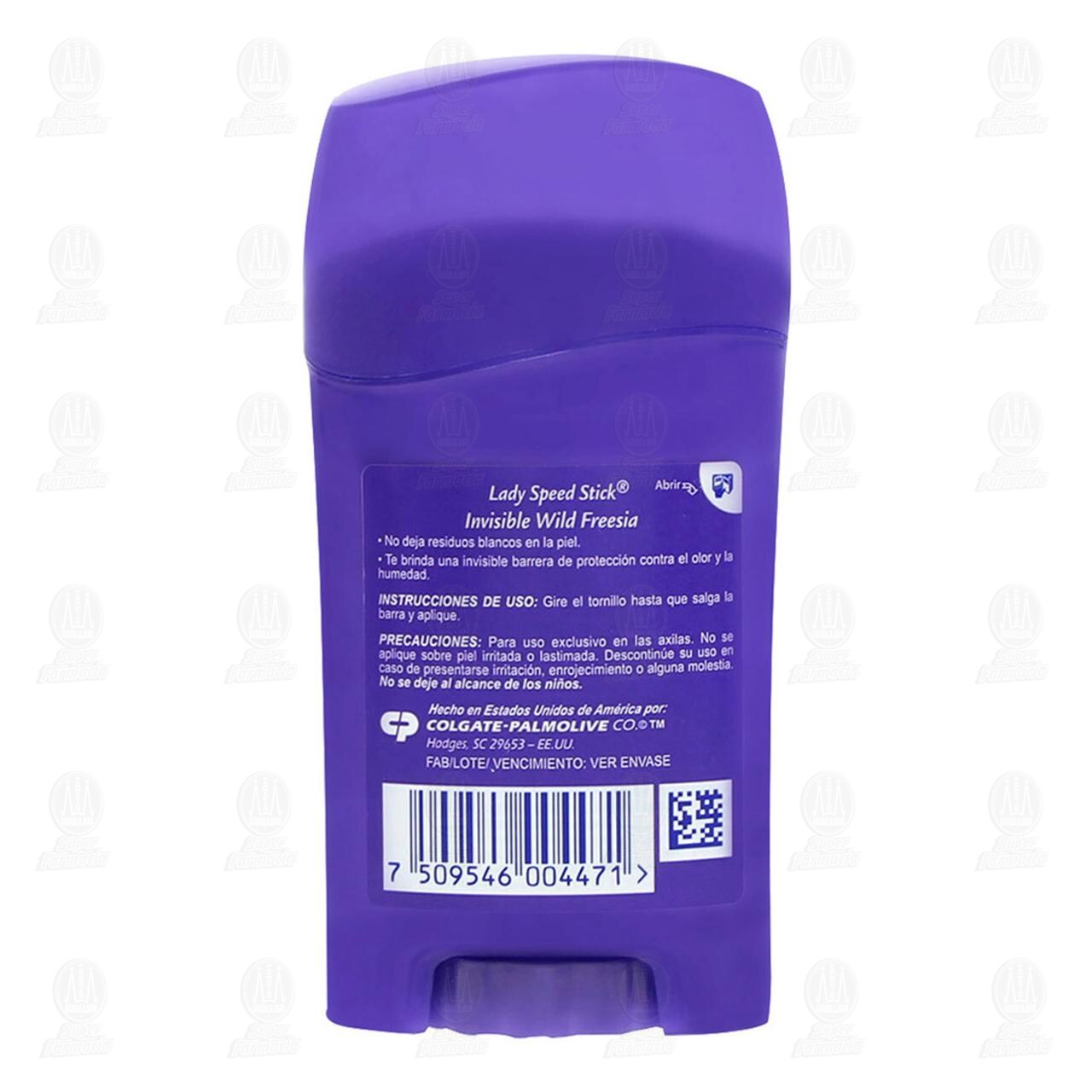 Antitranspirante Lady Speed Stick Invisible Wild Freesia en Barra, 45 gr. image number 2