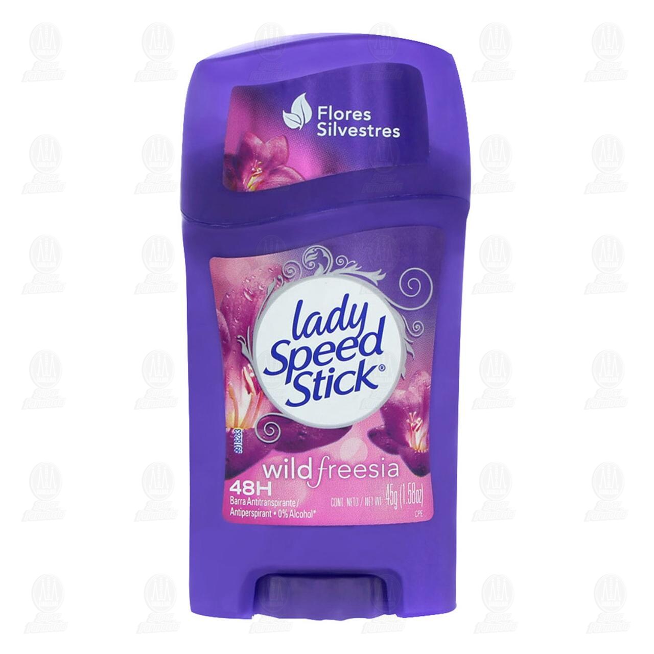 Antitranspirante Lady Speed Stick Invisible Wild Freesia en Barra, 45 gr. image number 1
