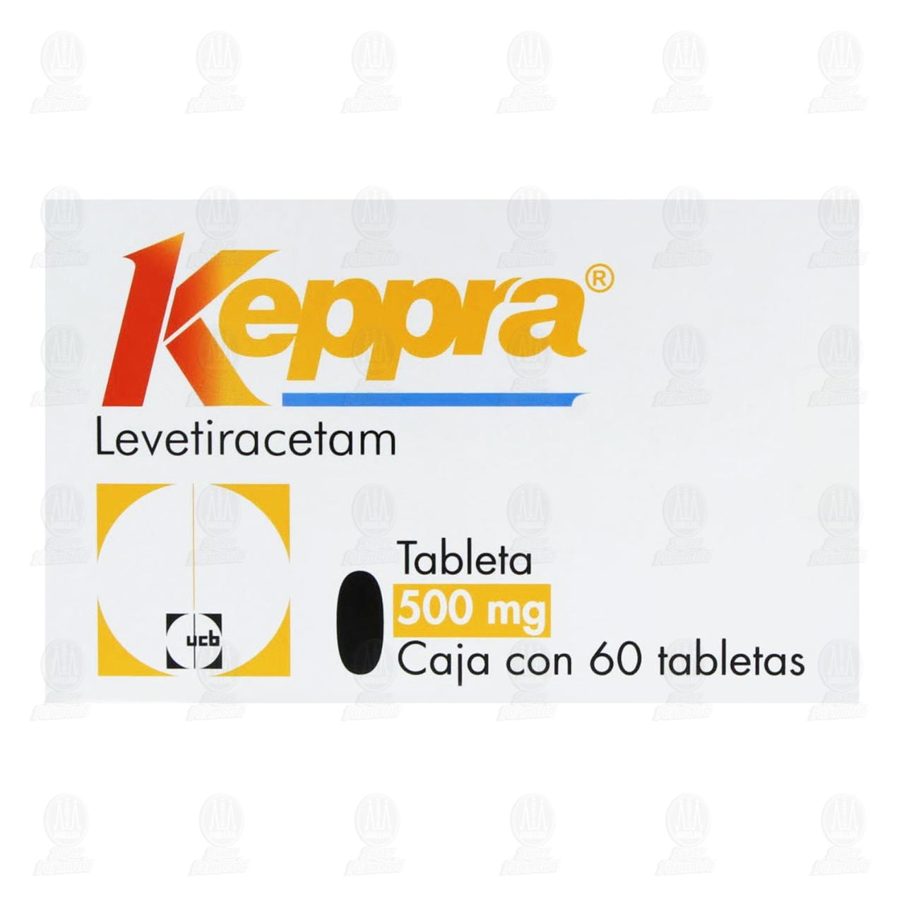 Keppra 500 mg, 60 Tabletas. image number 1