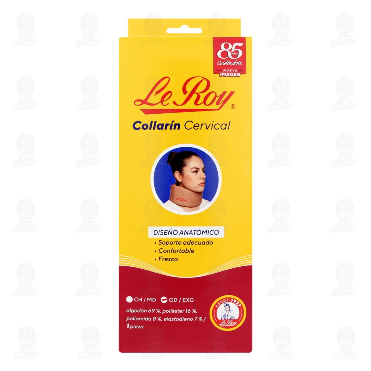 Collar&iacute;n Le Roy Cervical Grande, 1 pz. image number 1