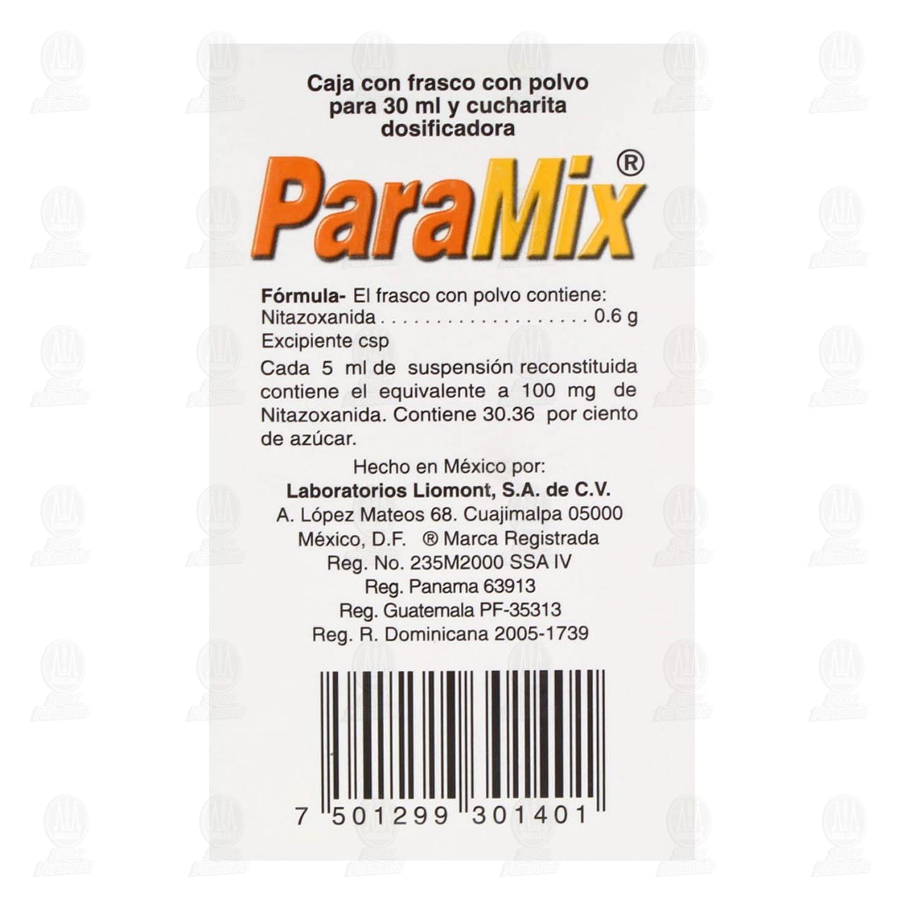 Paramix Paramix Suspensión, 30 ml. de PARAMIX | Farmacias Guadalajara