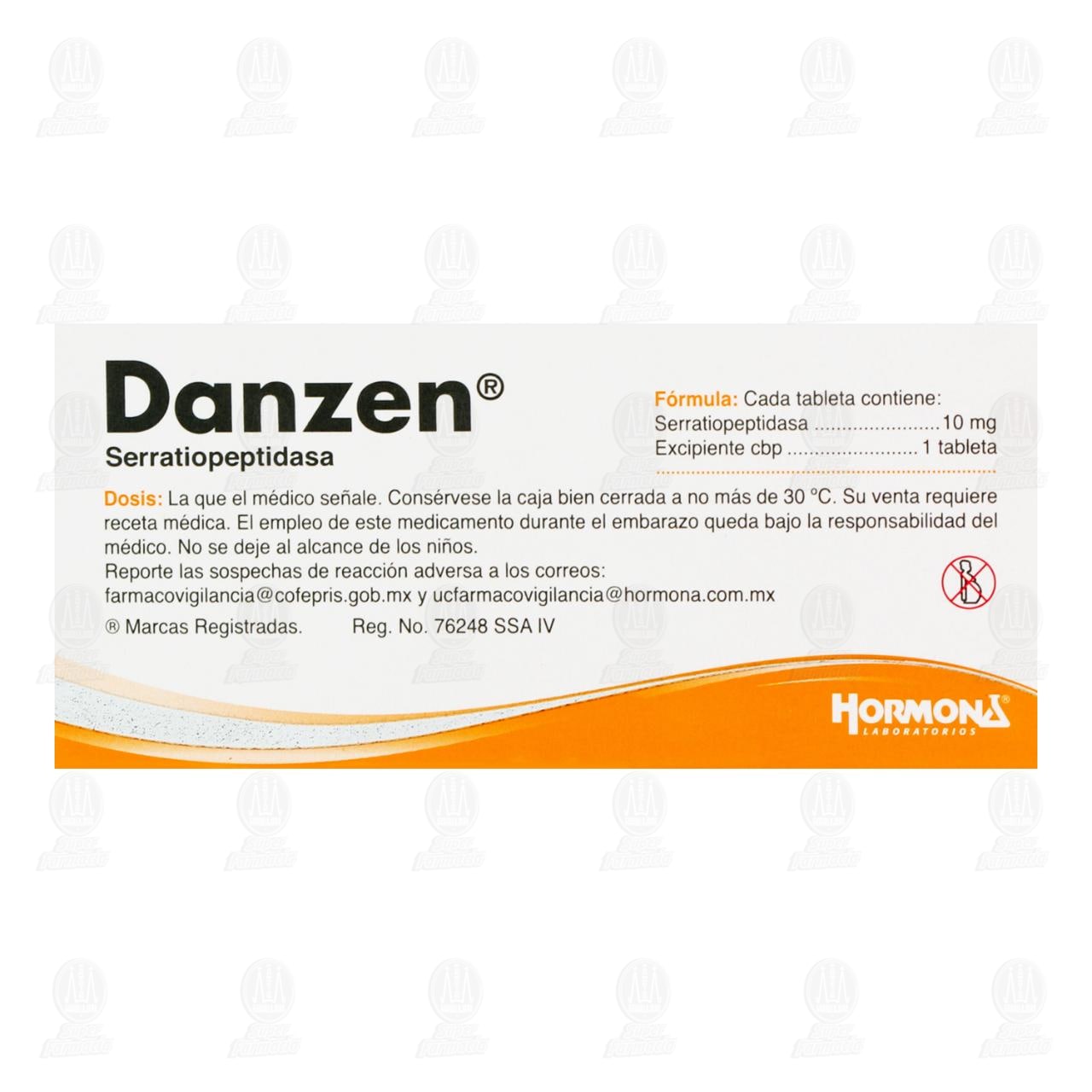 Danzen 10 mg, 20 Tabletas. image number 2