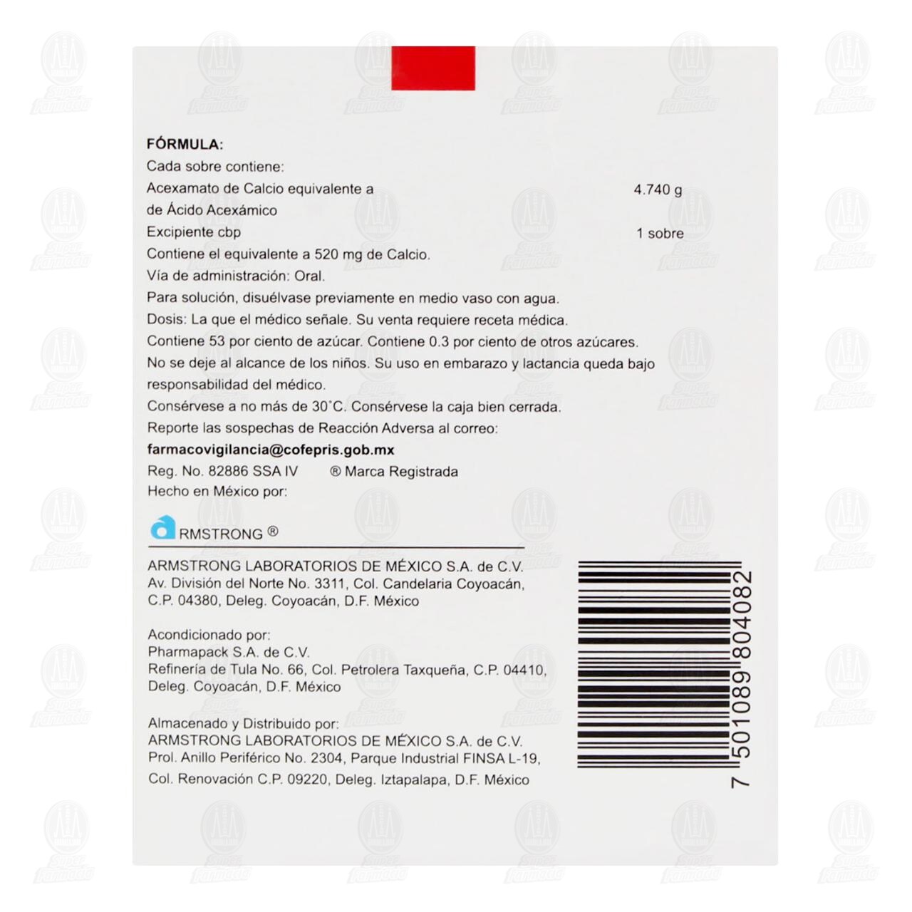 Recoverón Granulado, 10 Sobres. image number 2