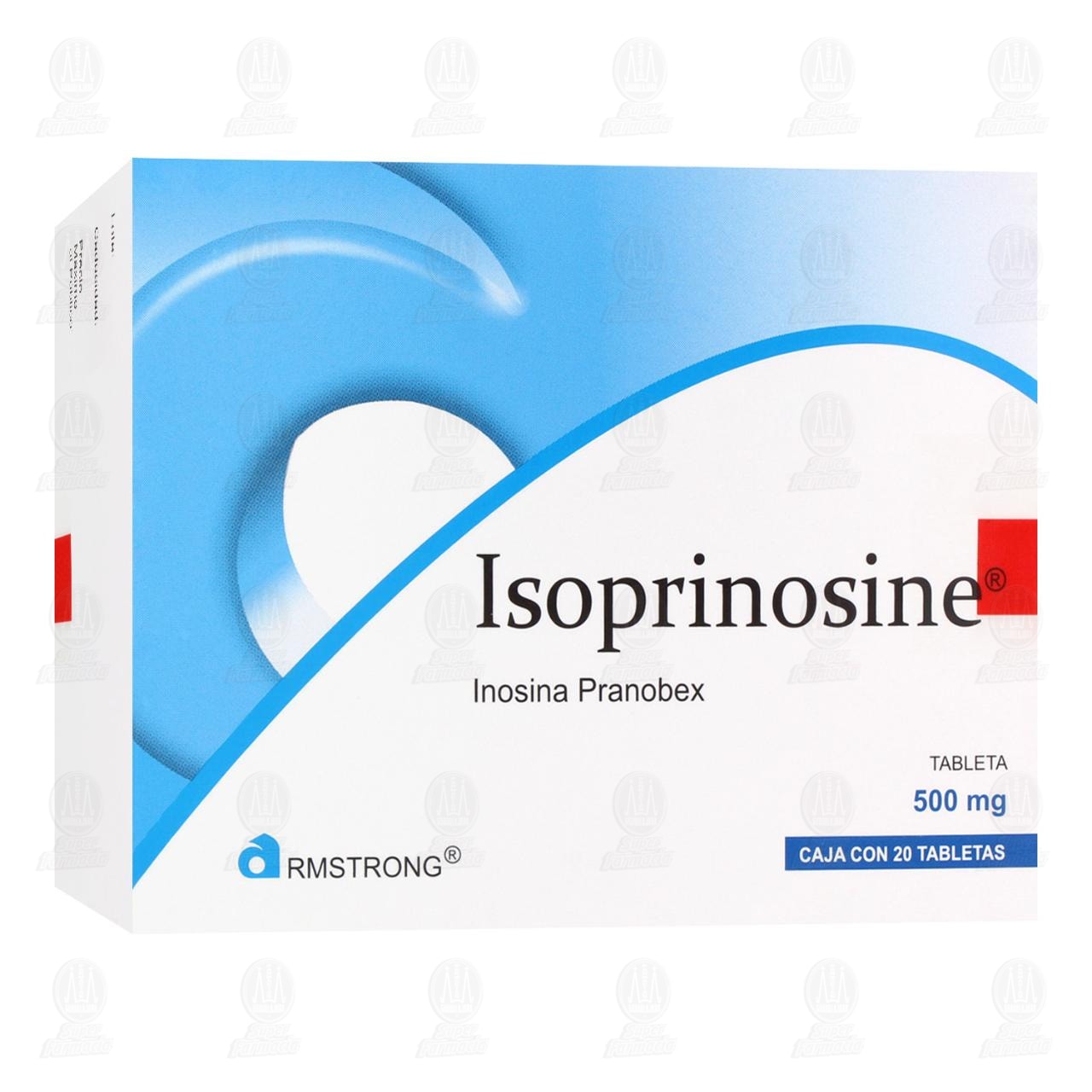 Isoprinosine 500 mg, 20 Tabletas.