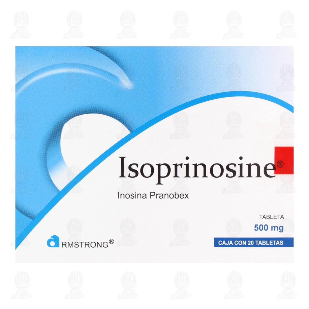 Isoprinosine 500 mg, 20 Tabletas. image number 1