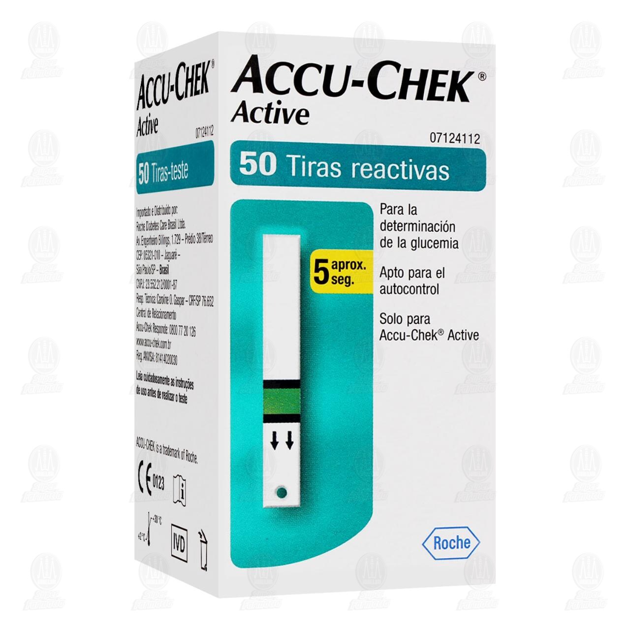 Accu-Chek Active Tiras Reactivas para la Determinación de la Glucemia, 50 pzas. image number 0