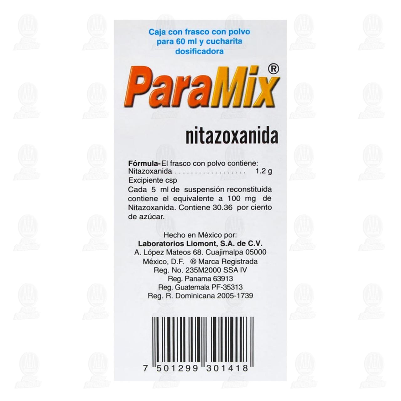 Paramix Paramix Suspensión, 60 ml. de PARAMIX | Farmacias Guadalajara
