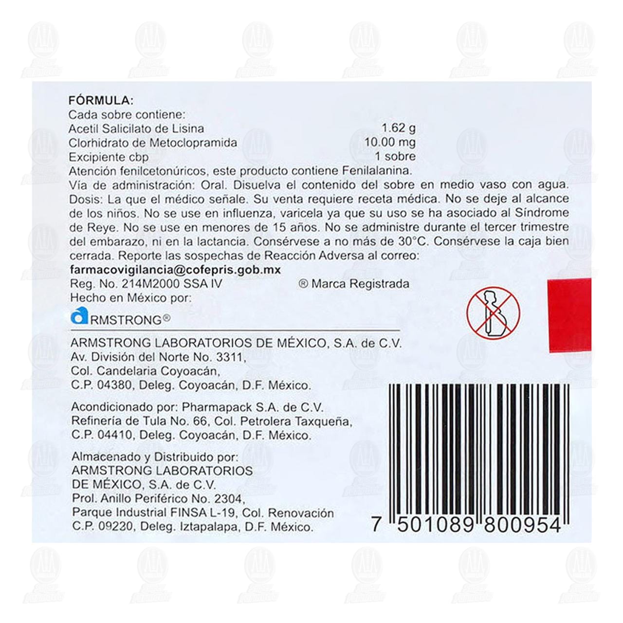 Antigram 1.62gr/10mg Polvo, 10 Sobres. image number 2