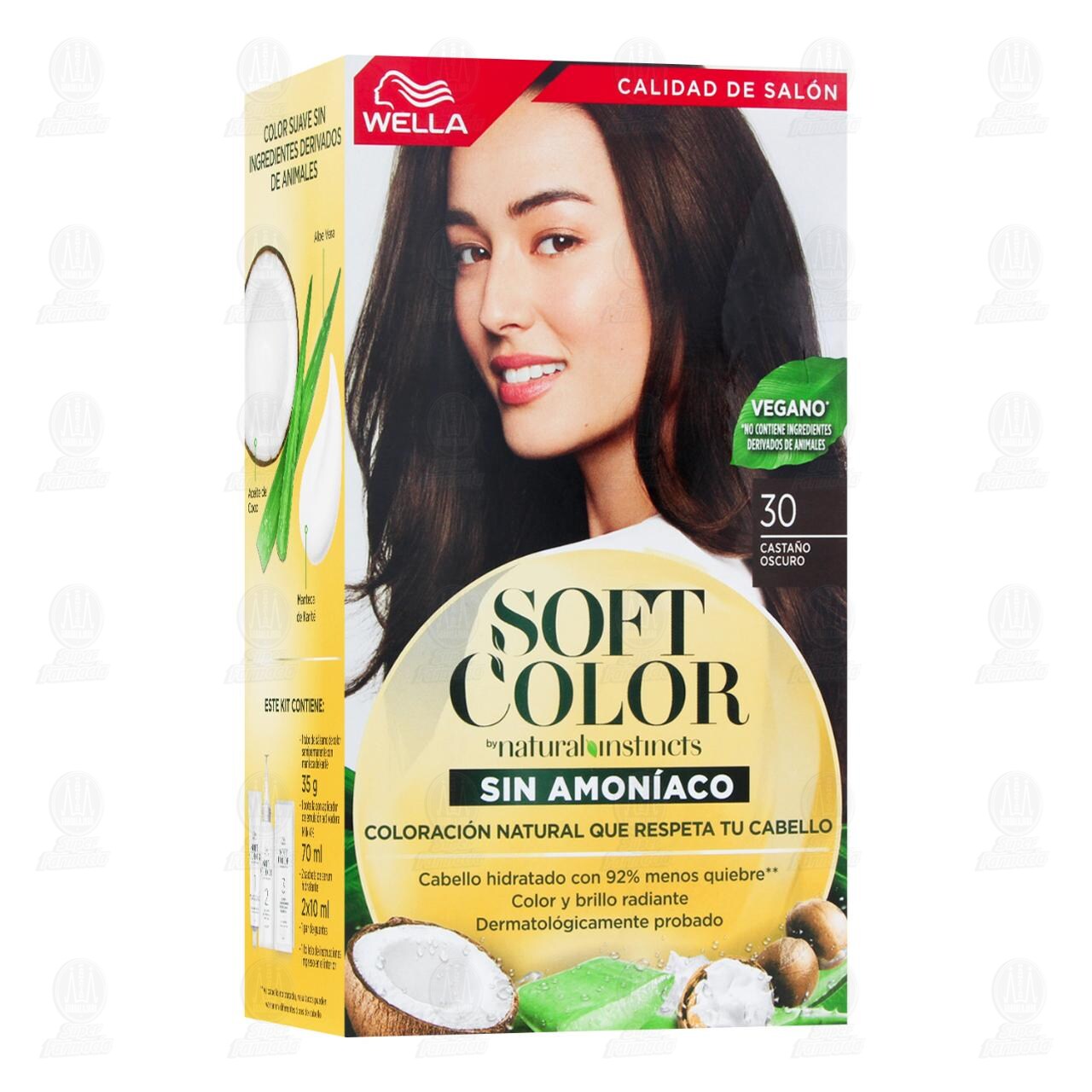 Tinte Soft Color Casta&ntilde;o Oscuro (30), 1 pz. image number 0