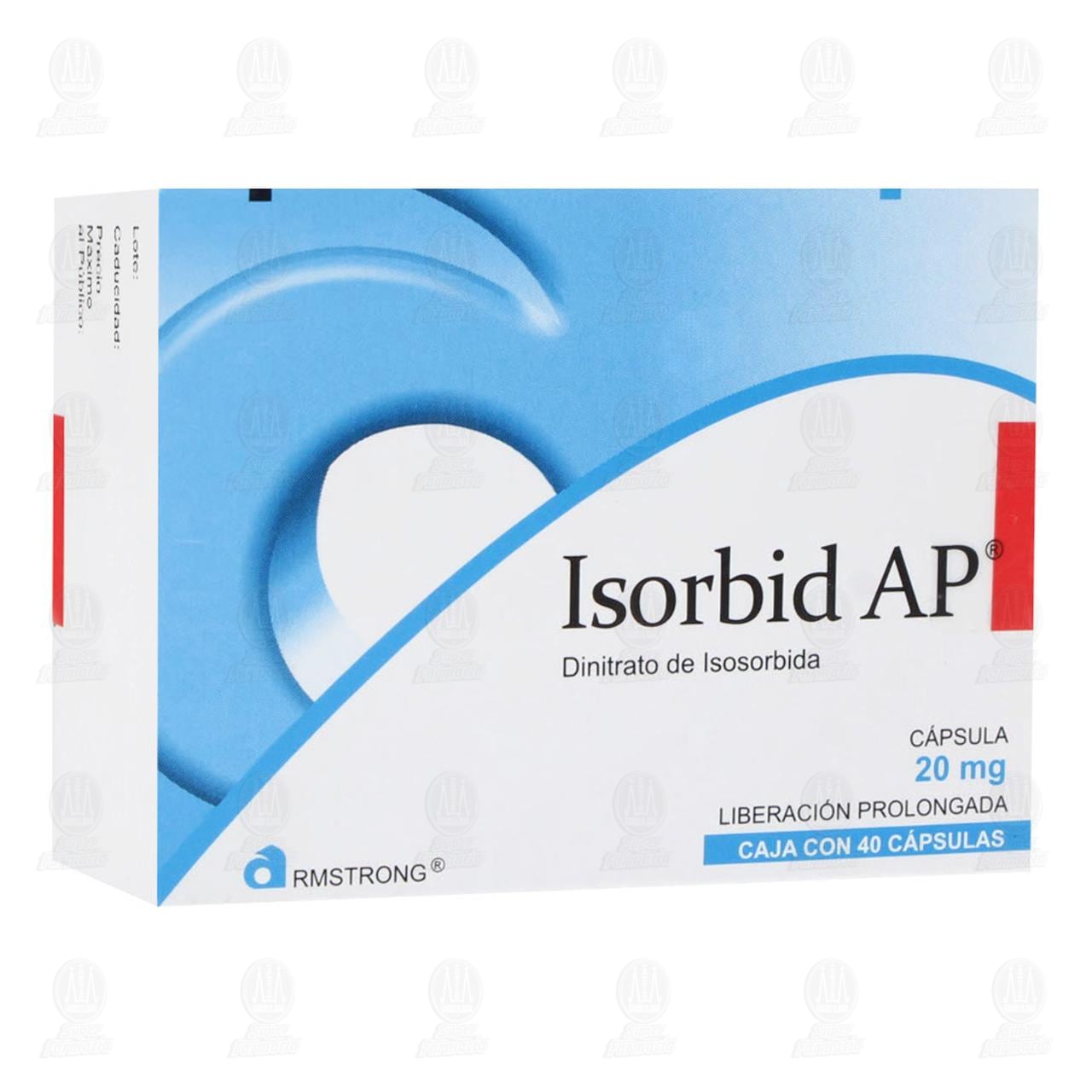 Isorbid AP 20 mg, 40 C&aacute;psulas. image number 0