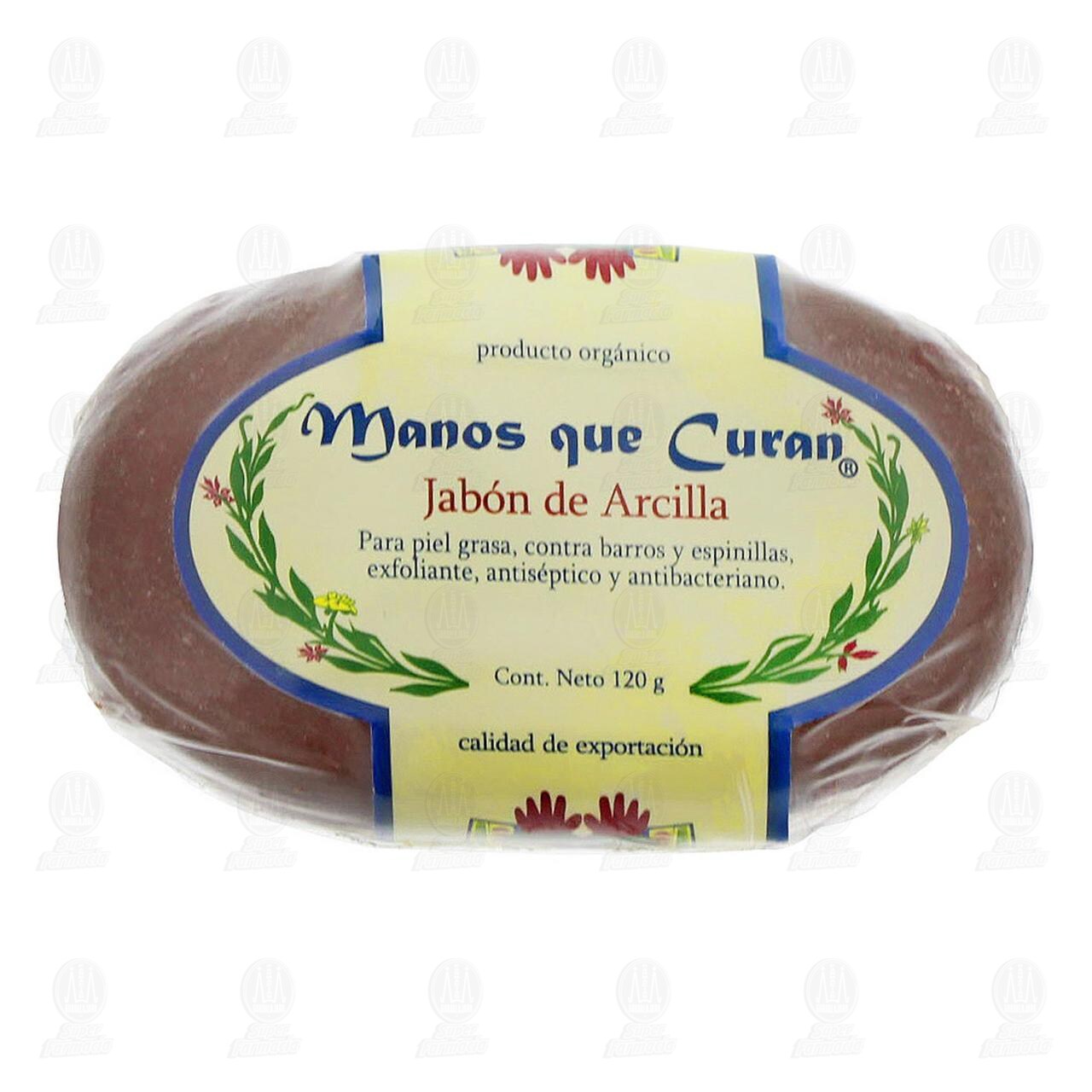 Jab&oacute;n Org&aacute;nico Manos que Curan de Arcilla, 120 gr.