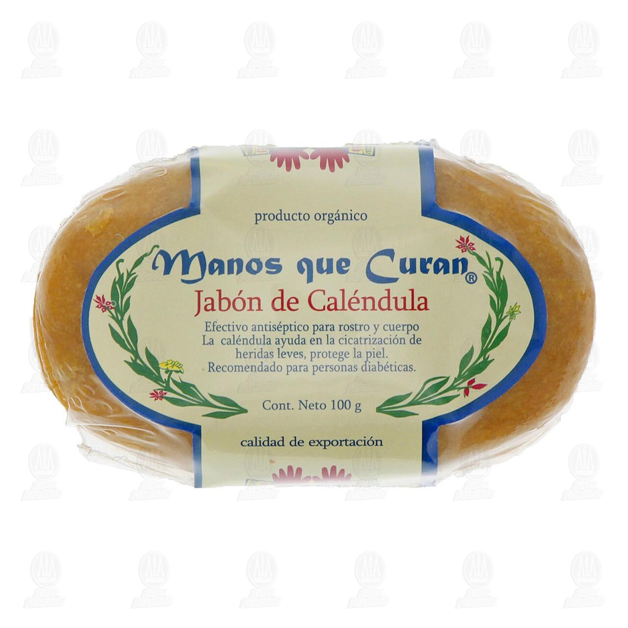 Jab&oacute;n Org&aacute;nico Manos que Curan de Cal&eacute;ndula, 100 gr.