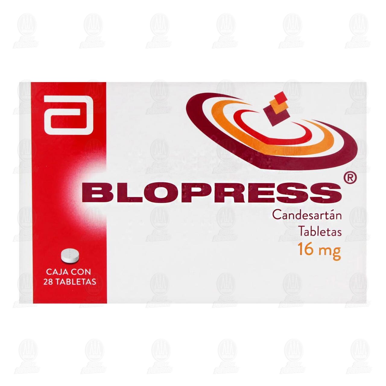 Blopress 16 mg, 28 Tabletas. image number 1