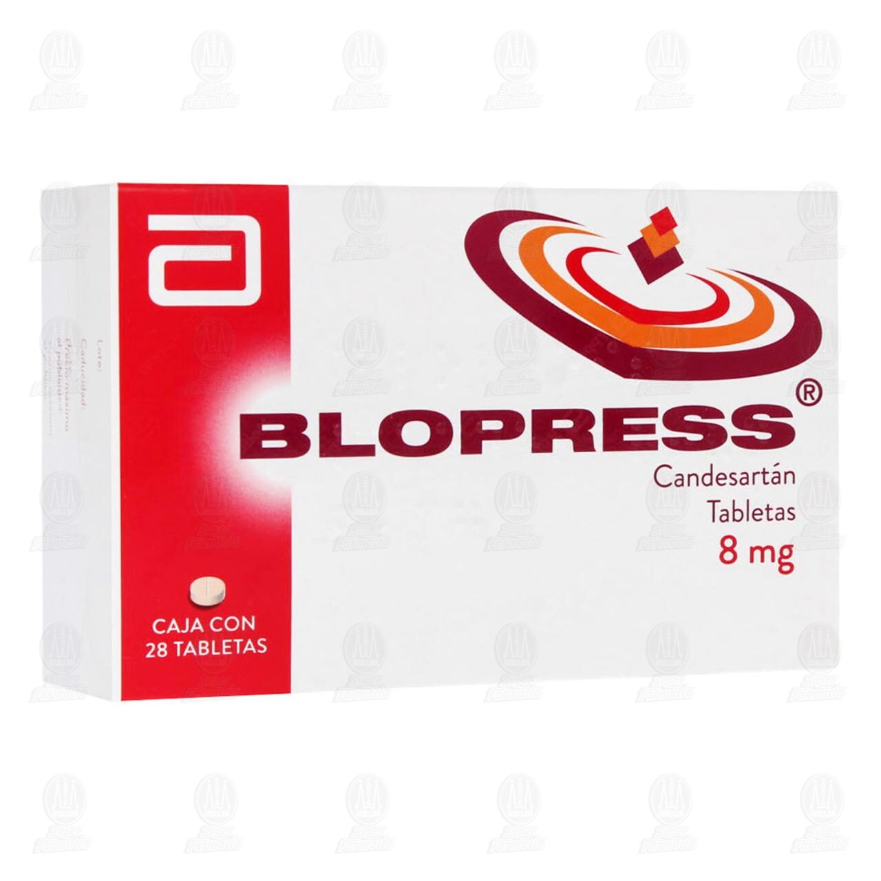 Blopress 8 mg, 28 Tabletas. image number 0